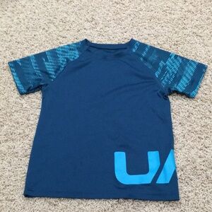 Under Armour Kids Blue Swim Shirt
